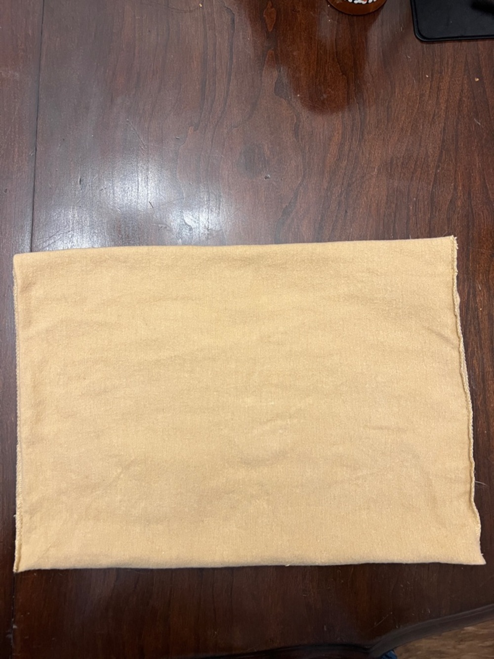 Louis Vuitton Tan Suede Logo Dust Cover - Picture 4 of 5